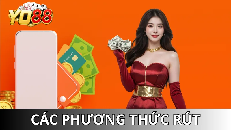 Phương thức rút tiền tại Yo88